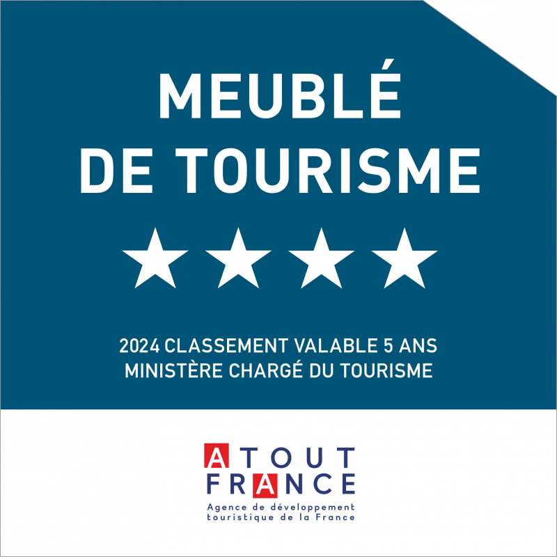 Panonceau Meublé de Tourisme 4 étoiles - 2024