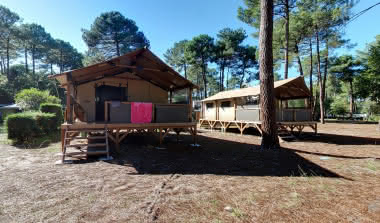 Camping de Maubuisson Tente Lodge Kenya D